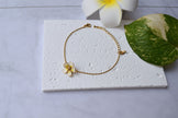 Frangipani flower Bracelet