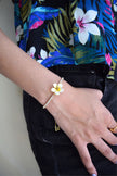 Frangipani flower Bracelet