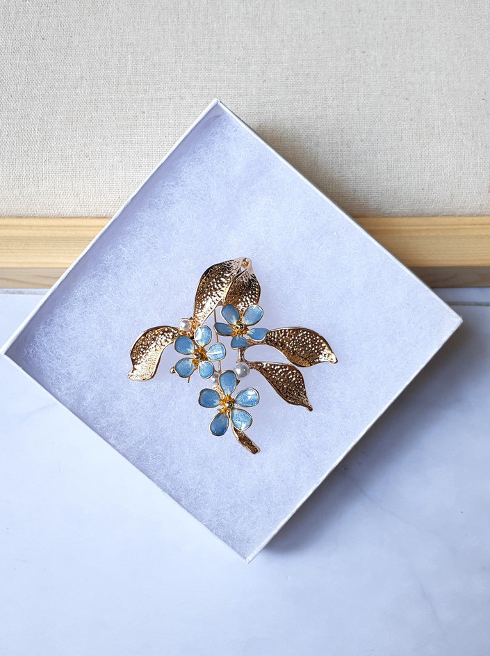 Forget-Me-Not Brooch pin