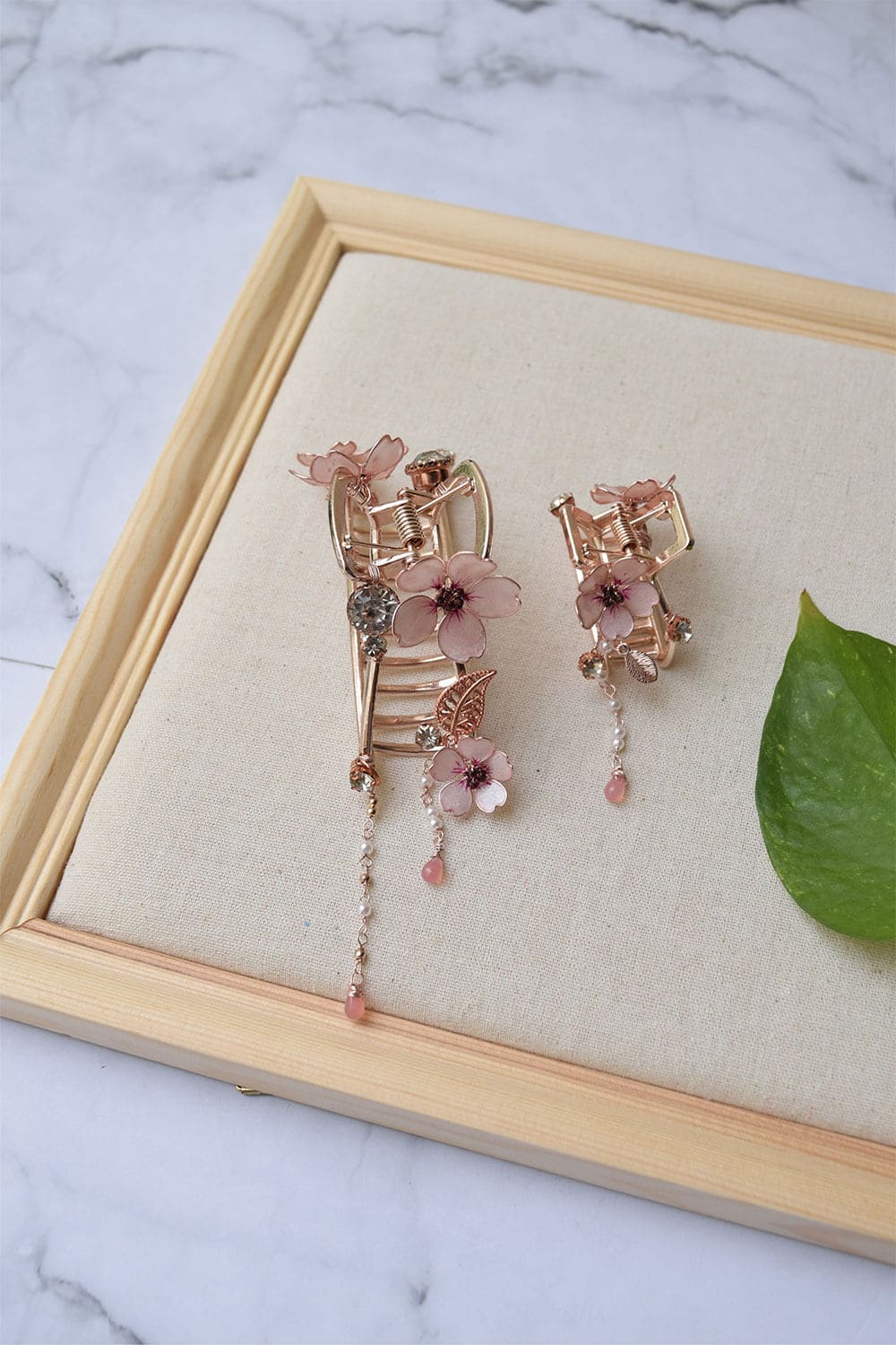 Sakura Claw clips Rose gold