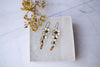 Sakura long dangle earrings