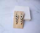 Sakura long dangle earrings