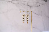 Sakura long dangle earrings