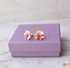 Vanda Miss Joaquim Orchid Stud earrings