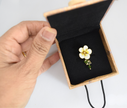 Frangipani finger ring