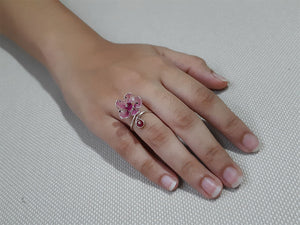 Sakura finger ring