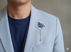 Orchid Flower Brooch pin
