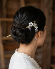 White Blossom Hair stick