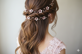 Sakura Hair vines Rose gold
