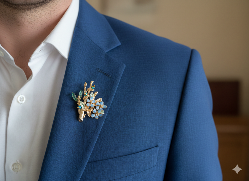Forget-Me-Not Brooch pin