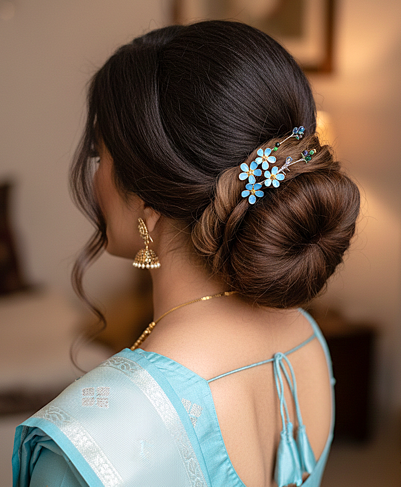 Forget Me Not Hair comb