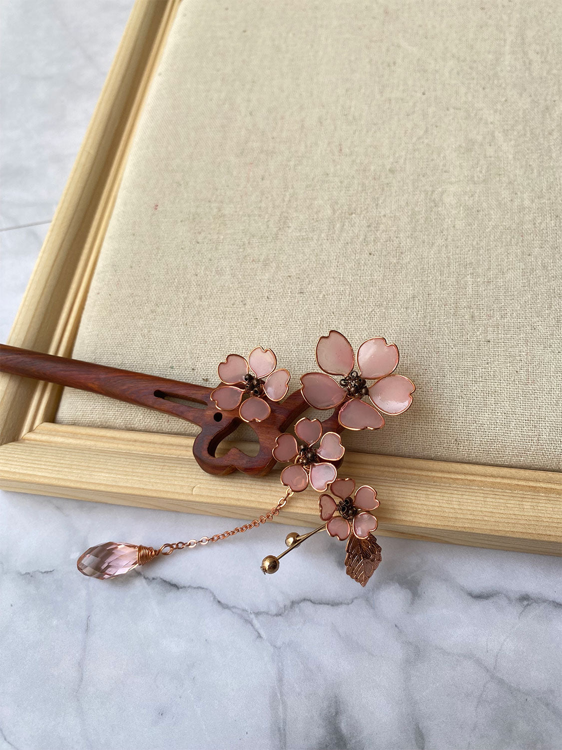 Cherry Blossom hair stick