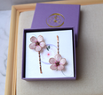 Pink Sakura Hair pin Rose Gold
