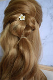 Frangipani hair pins