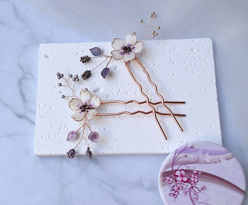 Cherry Blossom Hair pins