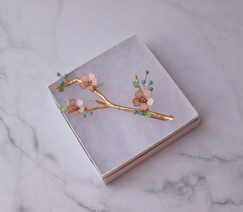Sakura/Cherry Blossom Branch Hairpin