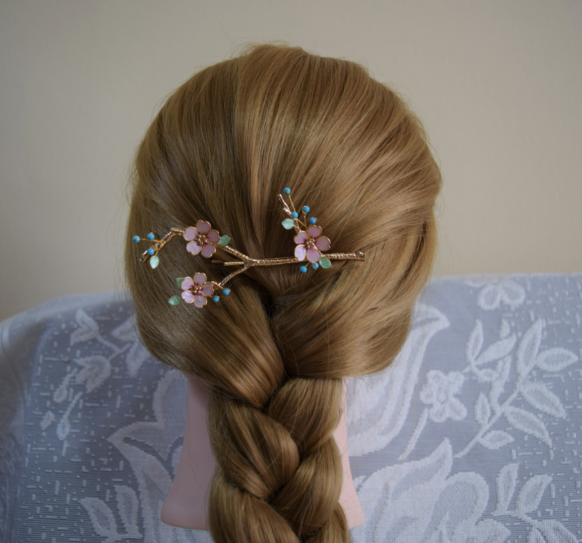 Sakura/Cherry Blossom Branch Hairpin